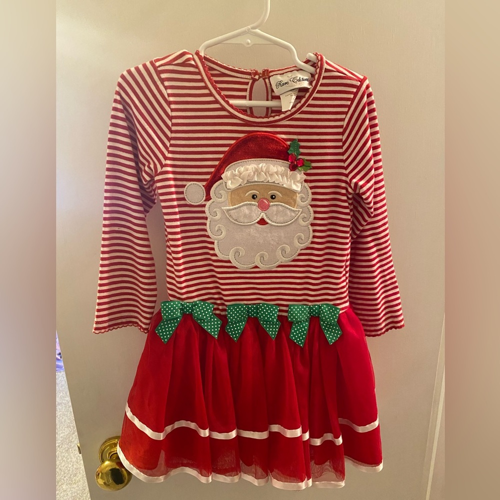 Rare Editions Red and White Santa Dress